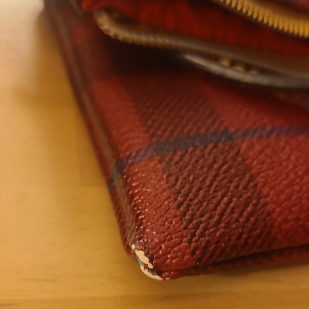 Dooney & Bourke Burgundy Plaid Crossbody Bag - Picture 11 of 11